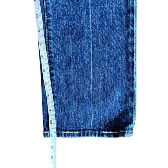7 For All Mankind Women's Straight Leg Jeans In a Medium Wash - Picture 8 of 8